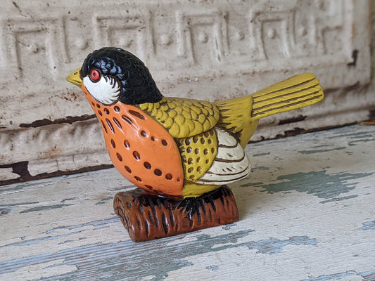 1950s !! Rare !! Ucagco / Norleans Bird Pheasant Colorful Figurine !! Hard To Find Vintage Gifts !!