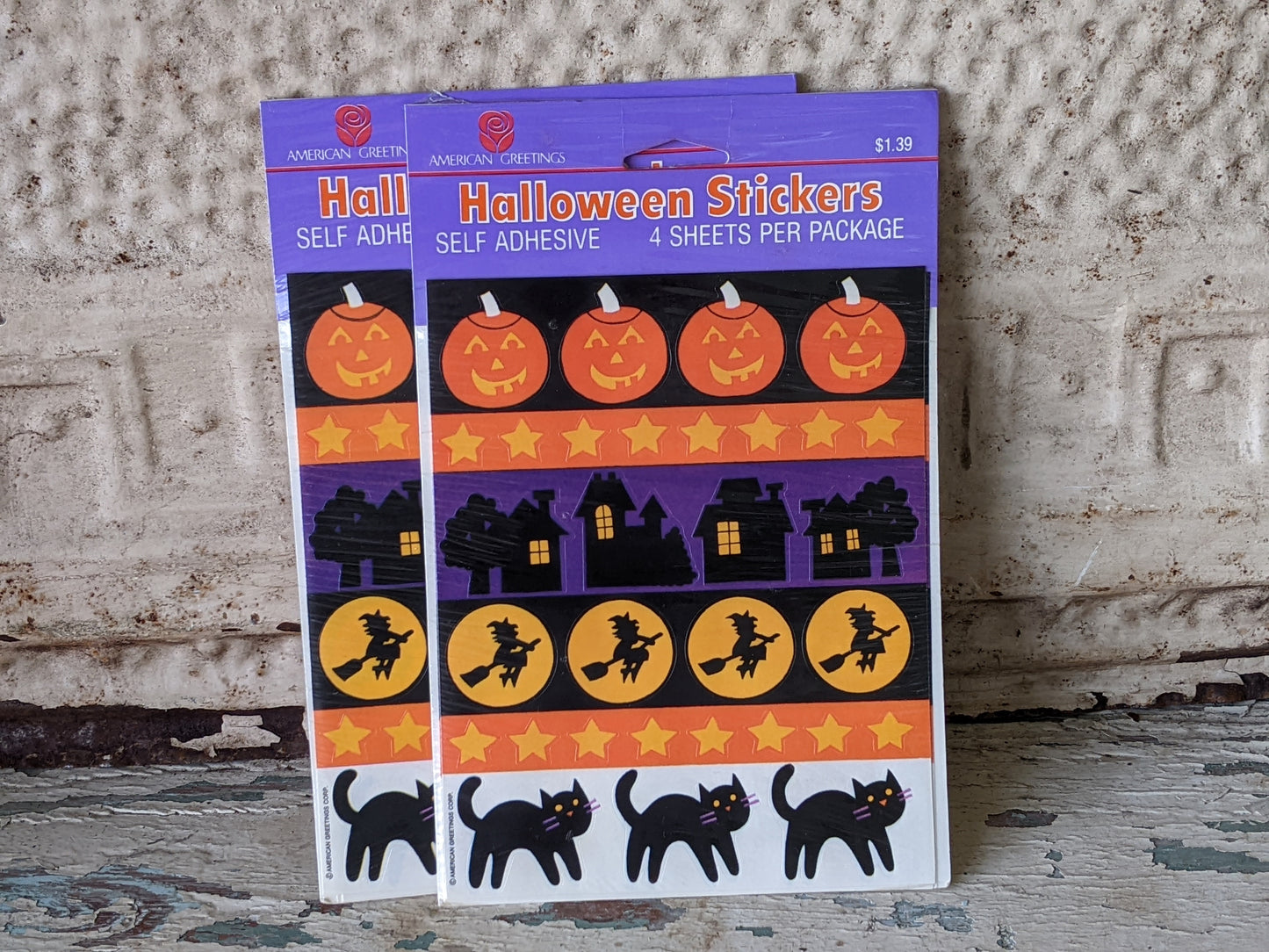 1980s Halloween Stickers by American Greetings 248 Stickers Total !! Vintage Memories !! Spooky After School Fun !!