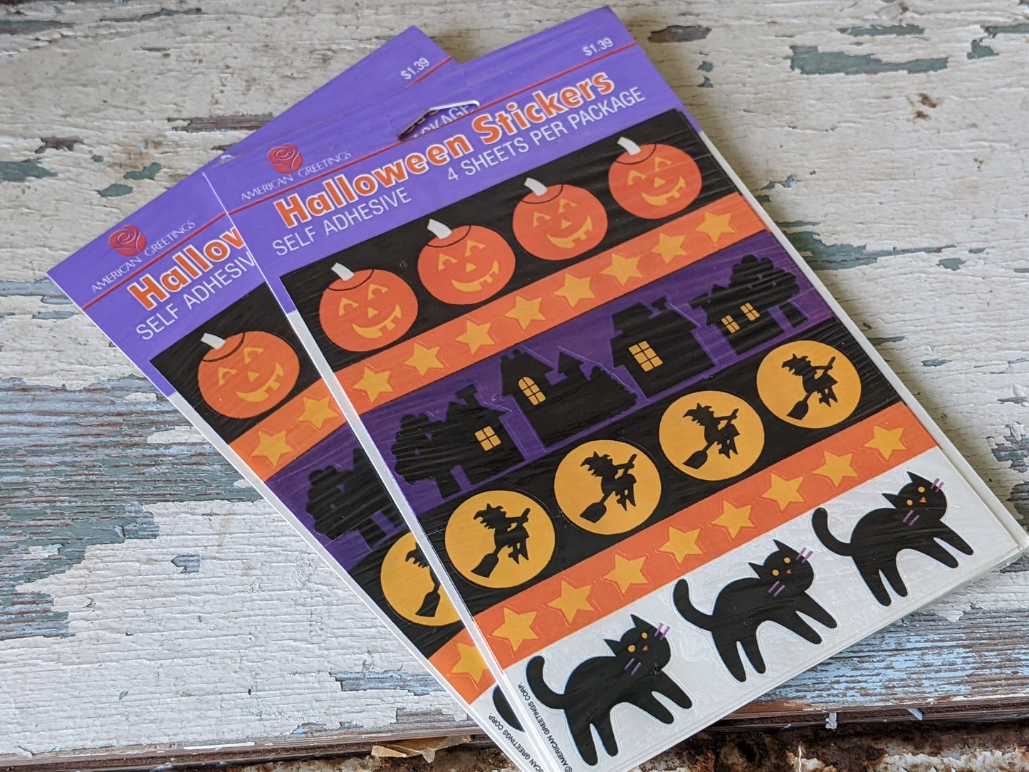 1980s Halloween Stickers by American Greetings 248 Stickers Total !! Vintage Memories !! Spooky After School Fun !!