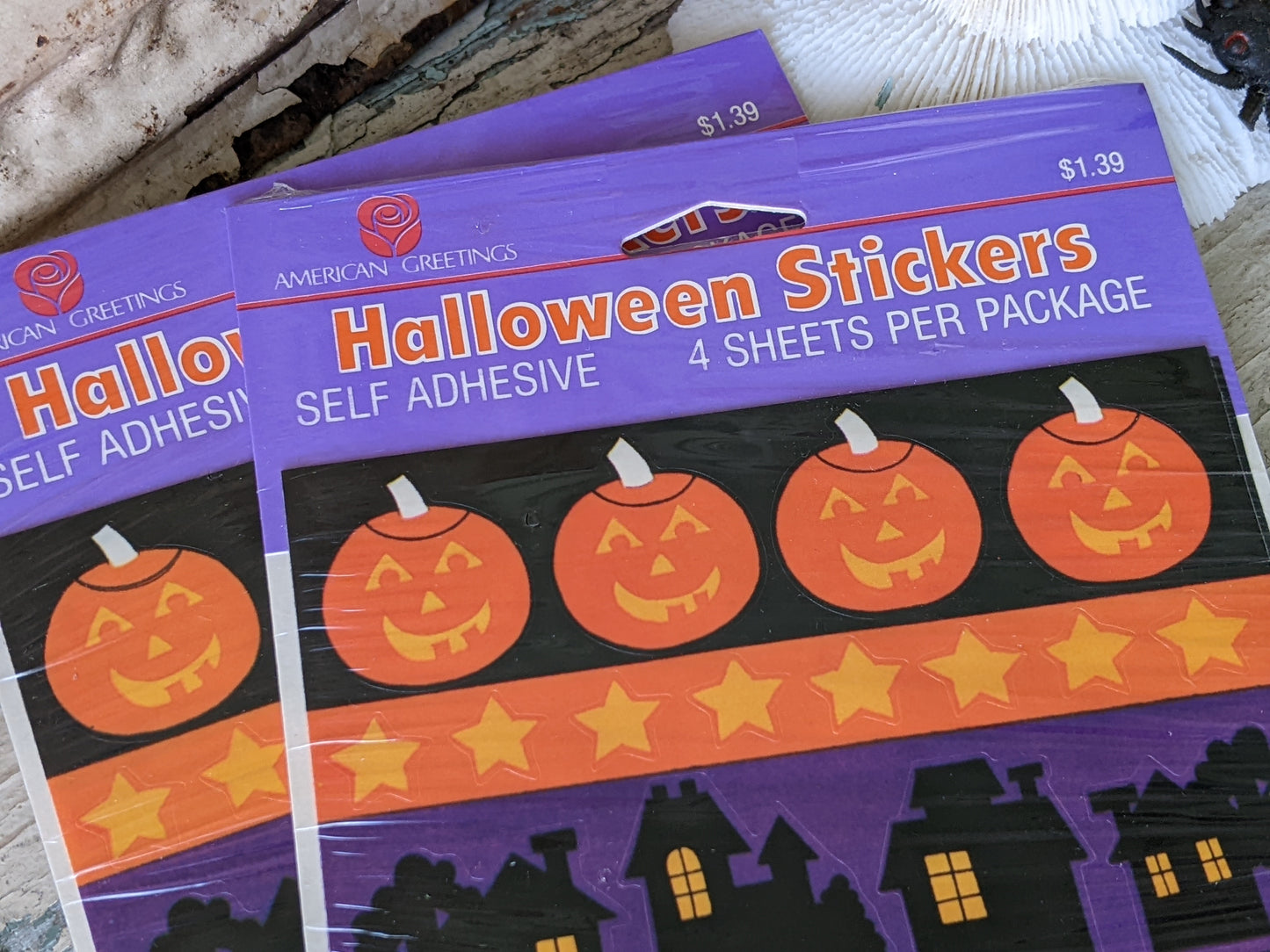 1980s Halloween Stickers by American Greetings 248 Stickers Total !! Vintage Memories !! Spooky After School Fun !!