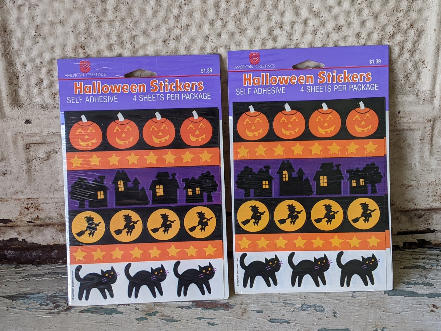 1980s Halloween Stickers by American Greetings 248 Stickers Total !! Vintage Memories !! Spooky After School Fun !!