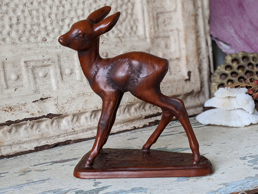 1960s Raumschmuck Fawn !! Unicorn Rare !! Clay Figurine Statue !! Amazing Rare Vintage Gifts !!