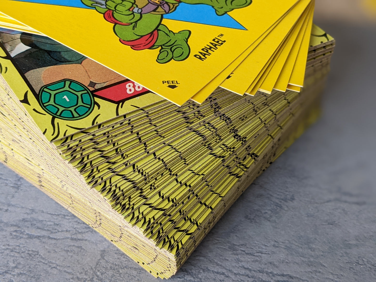 1989 TMNT Complete Series 1 - All Original 88 Cards + 11 Stickers Teenage Mutant Ninja Turtles !! Rare Condition Awesome Vintage Gifts !!