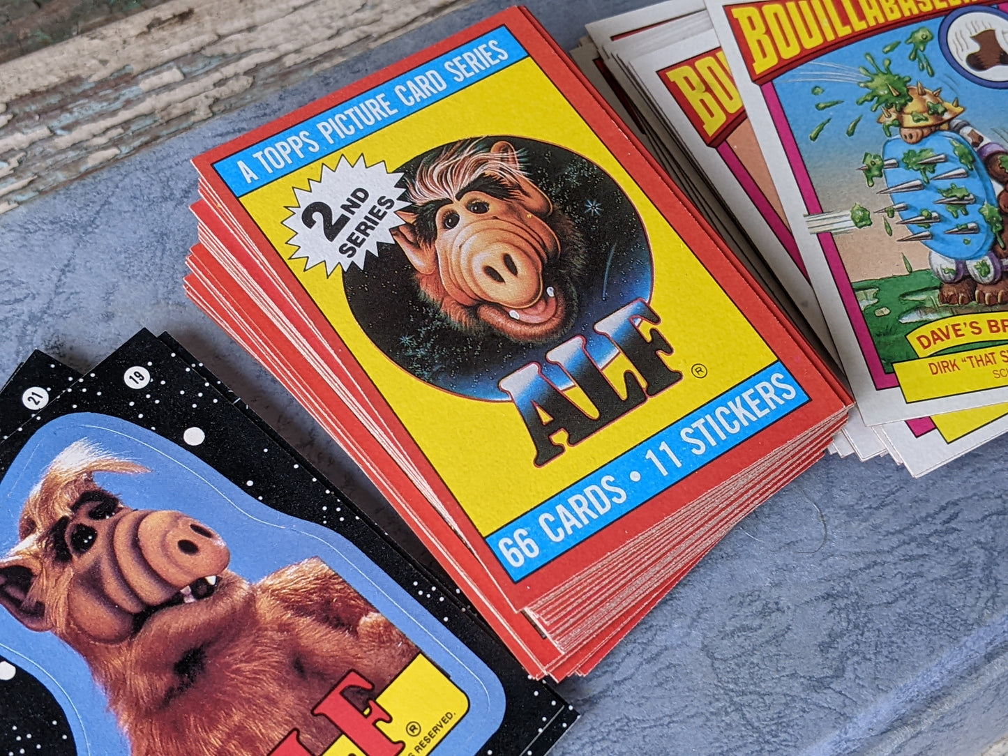 1988 ALF 2nd Complete Collection TV Series 66 Cards + 11 Stickers by Topps !! Amazing Vintage Gifts & Collectibles !!