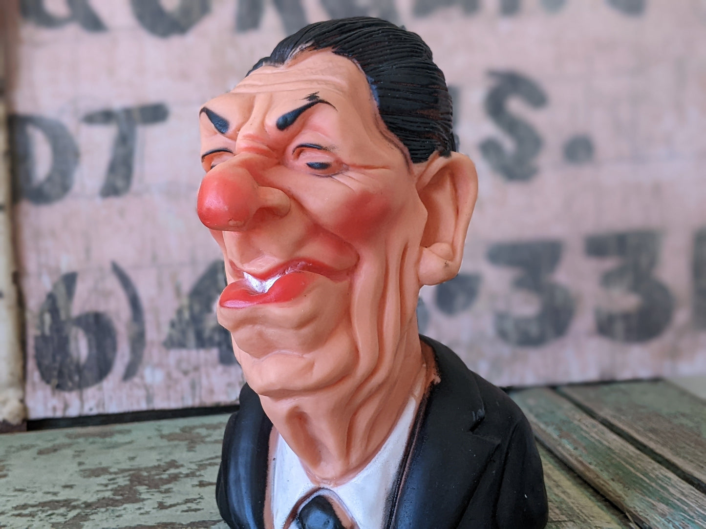 1984 Original Ronald Reagan Rubber Doggy Squeaker Toy by Spitting Image Original !! Awesome Vintage Gifts & Collectibles !!