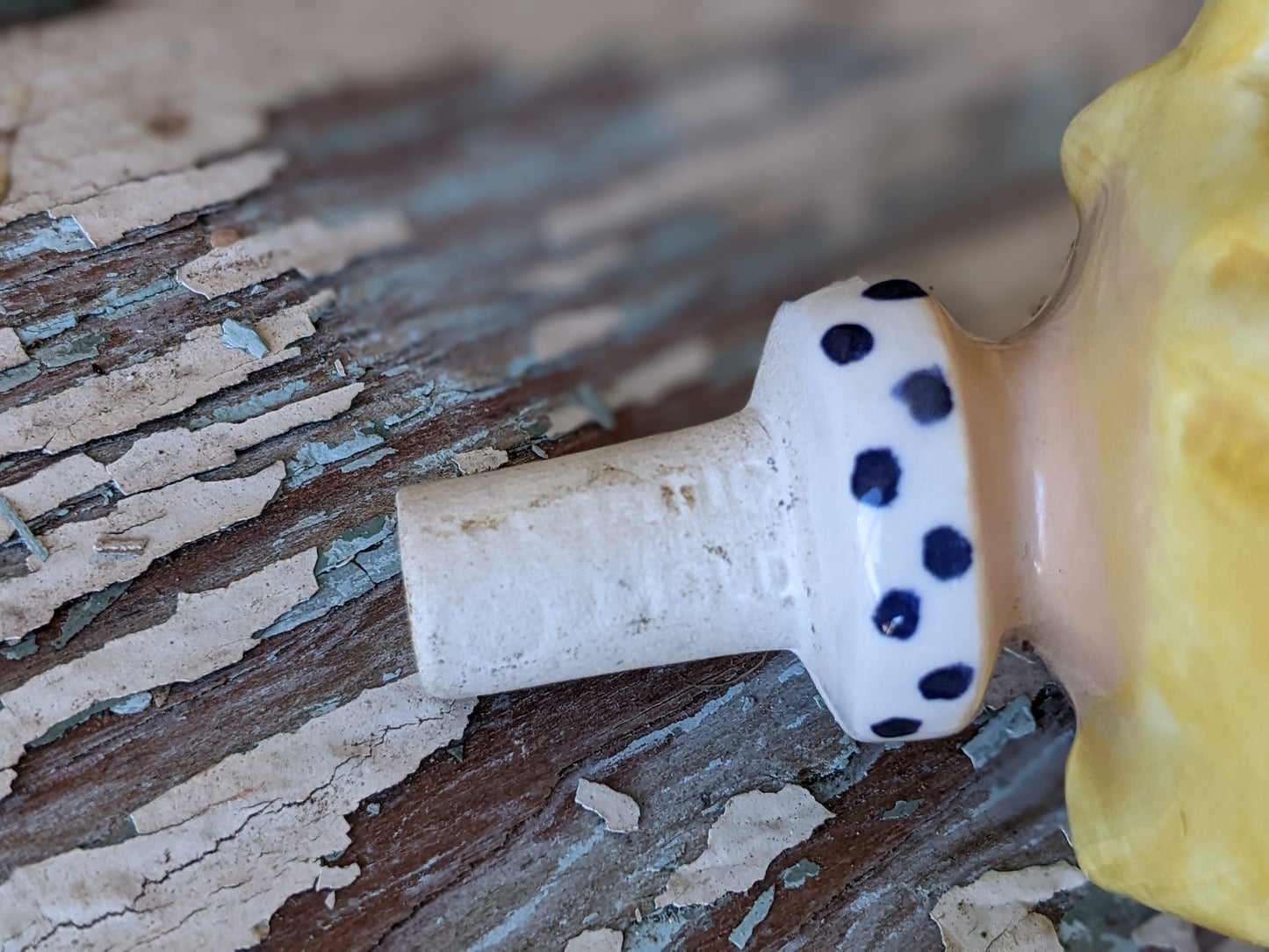 Vintage Ultra-Rare Bottle Stopper Blonde Double Eyed Retro Mod Caricature by Atlantic Mold !! Amazing Unique Retro Gifts & Collectibles