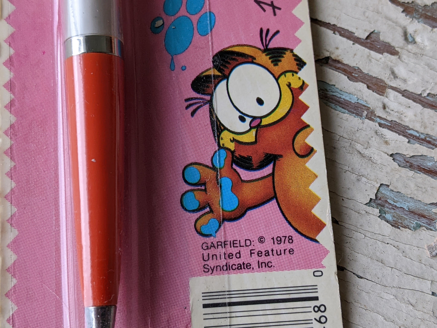 1978 Garfield Pen Football Hike NOS New Old Stock United Feature Syndicate Inc !! Awesome Retro Gifts !! Lasagna For Everyone !!