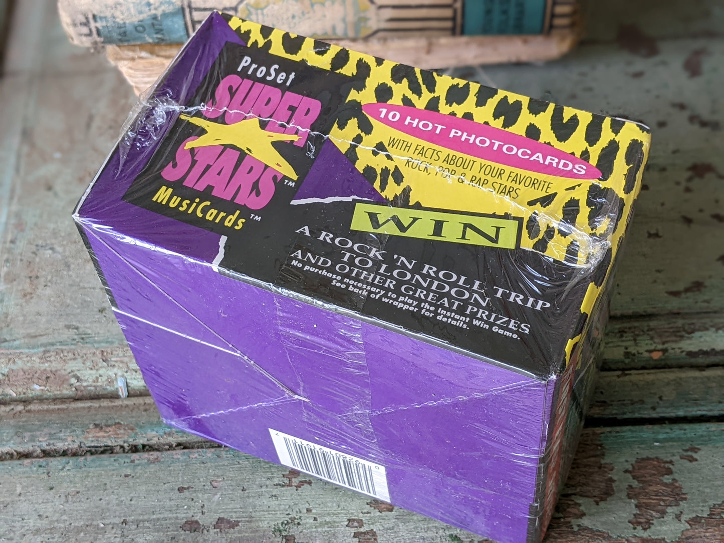 1991 Sealed Pro Set Music Superstars Musicards Series 1 Trading Card Box 36 Packs !! Amazing Vintage Artists & Memories !! Box Only !!