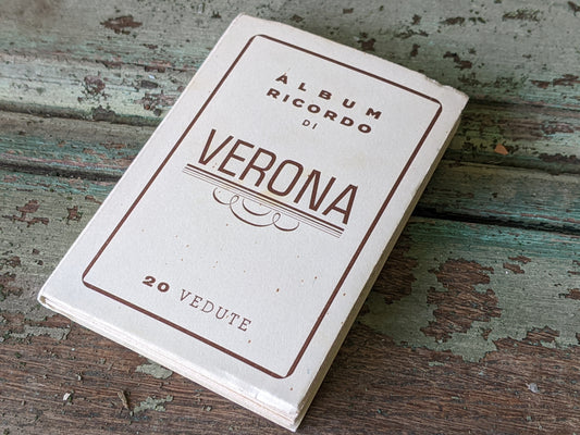 1950s Verona Italy Set of 20 Photographs Souvenir Booklet Miniature Album !! Amazing History Vintage Gifts & Collectibles