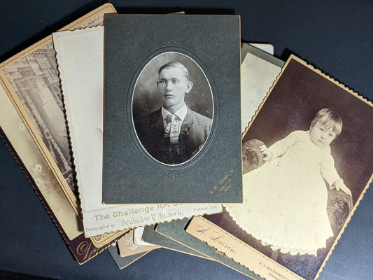 1800s Antique Cabinet Cards Lot of 10