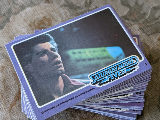 1977 Saturday Night Fever Complete Set of 66 Cards **Instant Street Cred