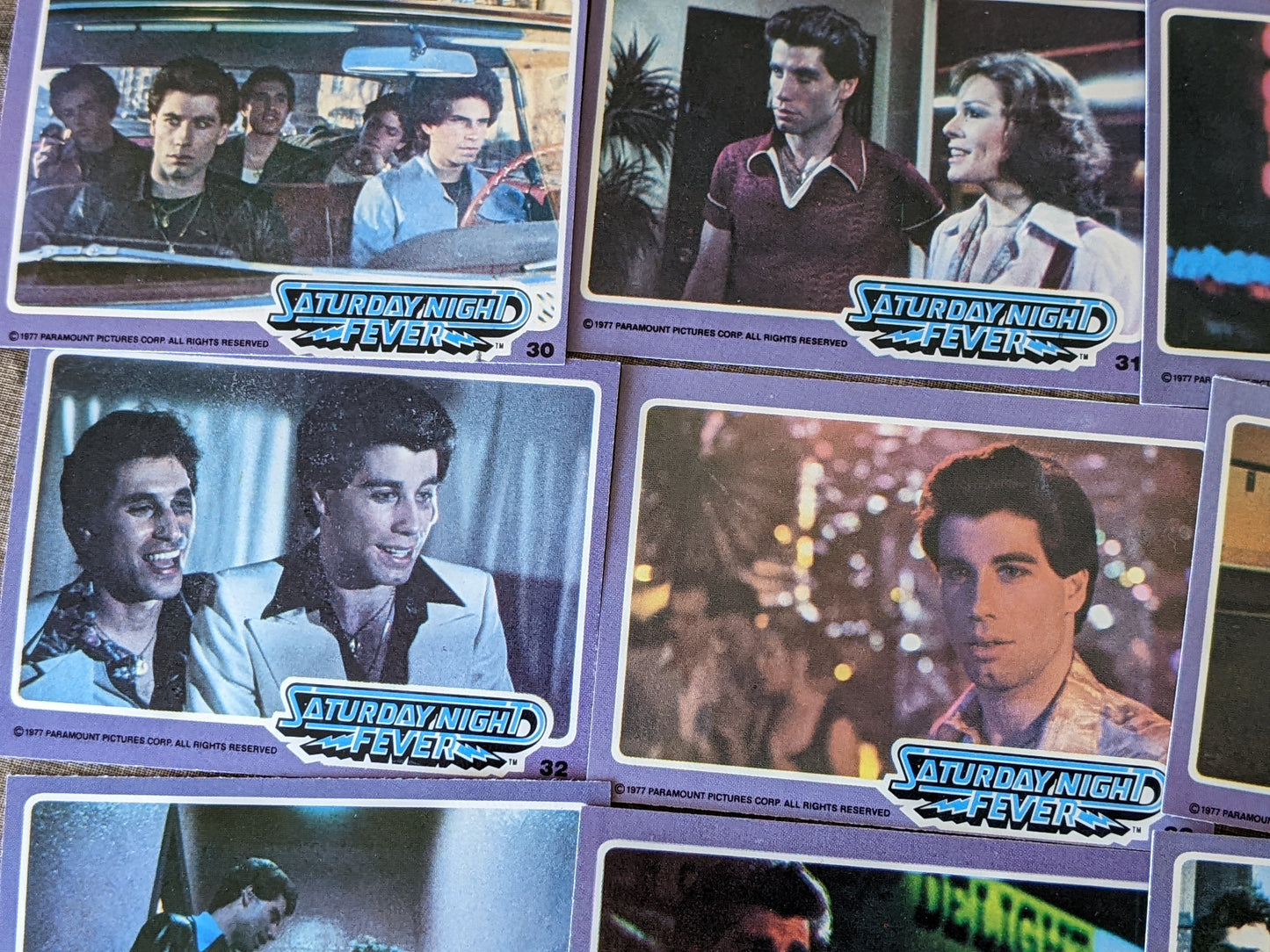 1977 Saturday Night Fever Complete Set of 66 Cards **Instant Street Cred